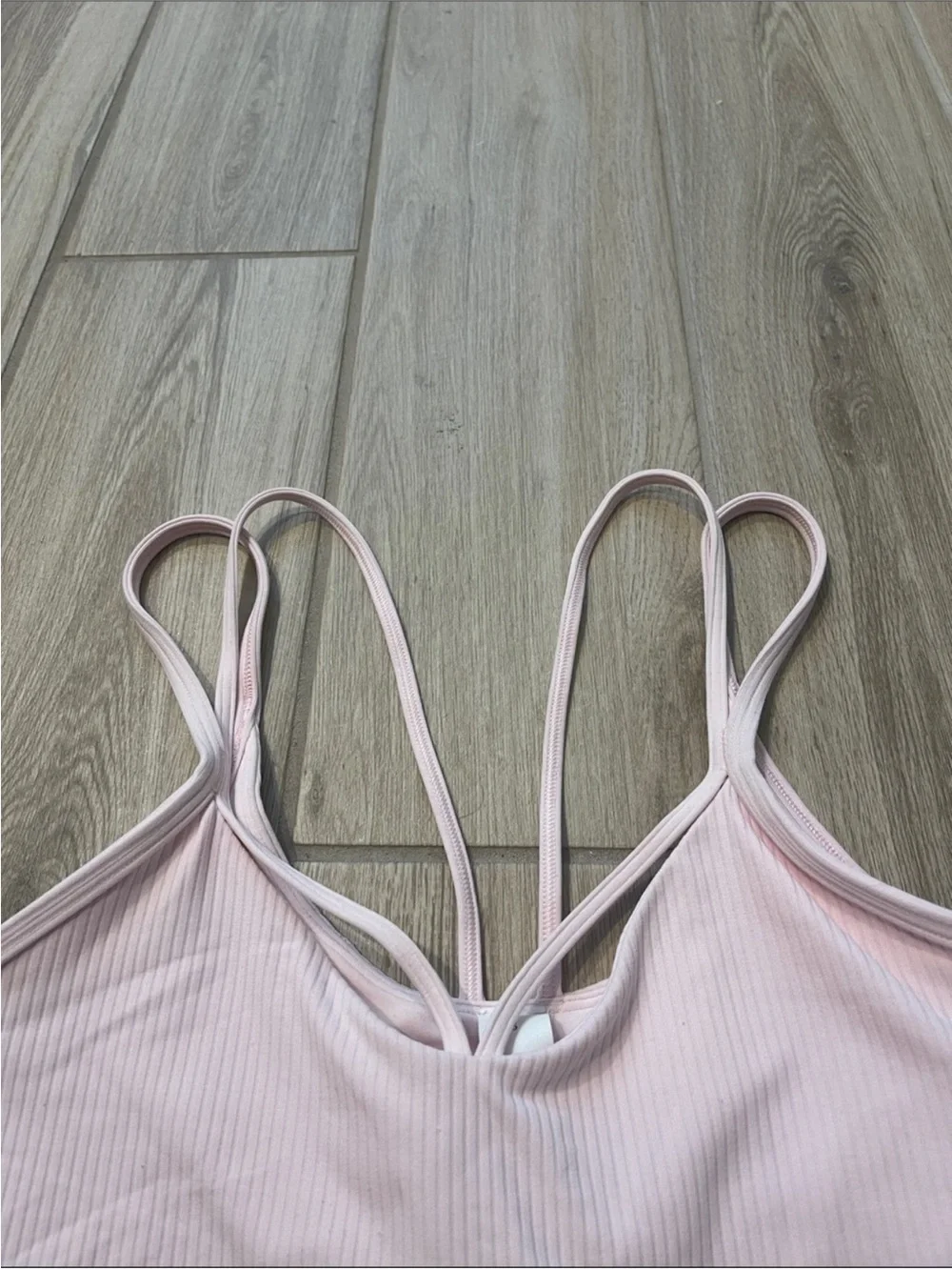 Lululemon Align Strappy Ribbed Tank Top Strawberry Milkshake Sz 6